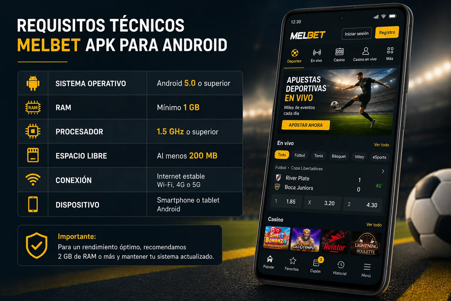 Descargar MelBet APK para Android y iOS en Colombia