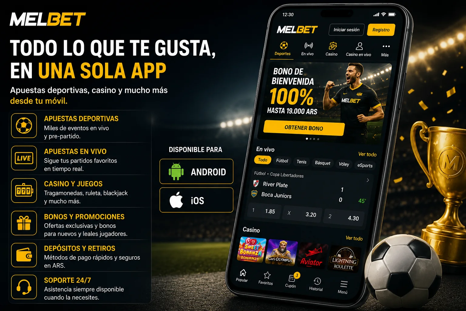 Descargar MelBet APK para Android y iOS en Colombia