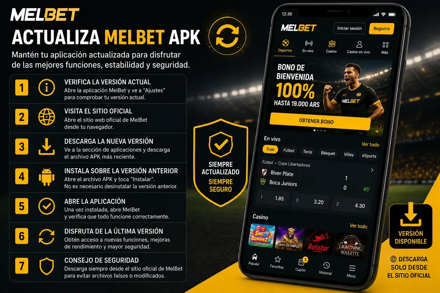 Descargar MelBet APK para Android y iOS en Colombia