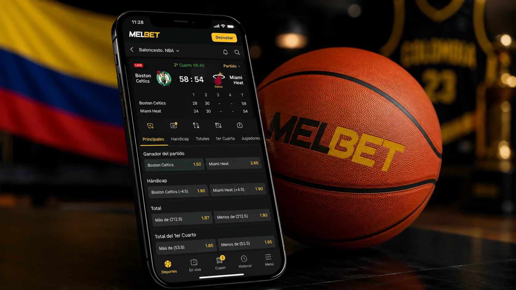 Apuestas de baloncesto en MelBet