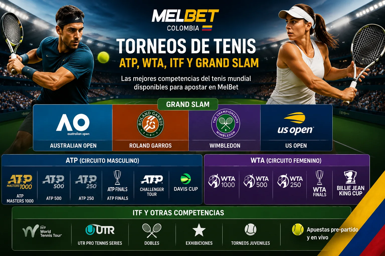Apuestas de tenis en MelBet