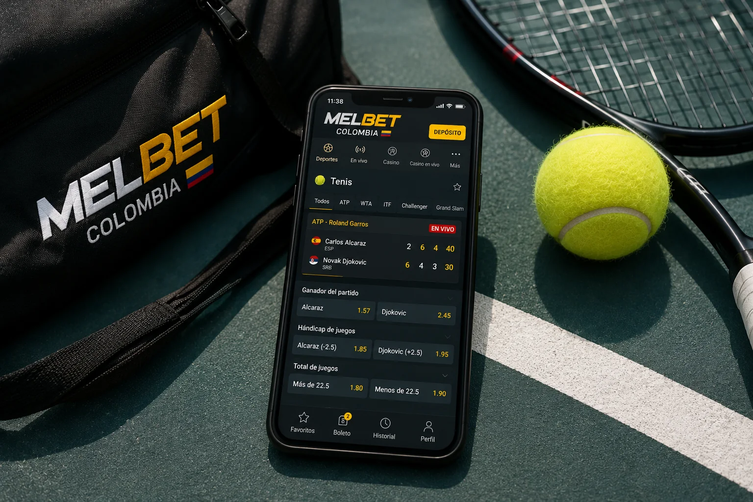 Apuestas de tenis en MelBet